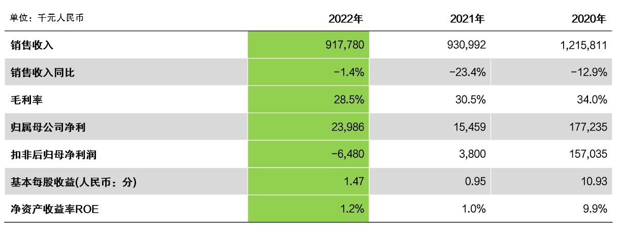 賽晶科技公布2022年全年業(yè)績